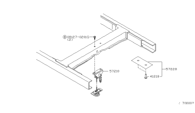 2000 Nissan Frontier Spare Tire Hanger Diagram 2