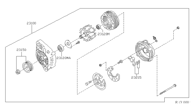 2001 Nissan Frontier Alternator Diagram 2