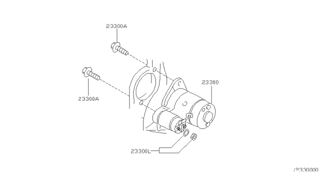 2003 Nissan Frontier Starter Motor Diagram 1