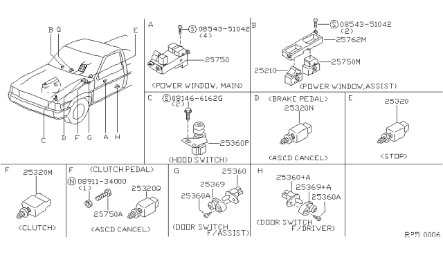 2000 Nissan Frontier Switch Diagram 1