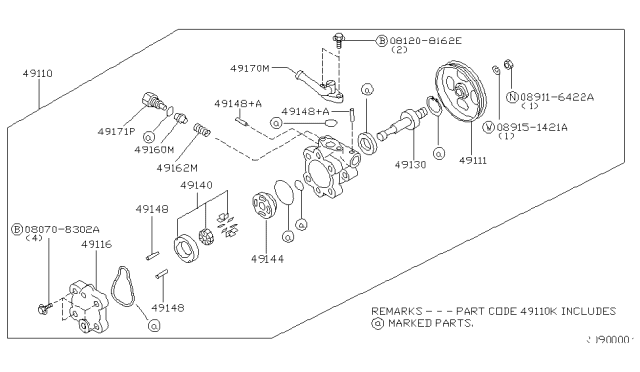 2000 Nissan Frontier Power Steering Pump Diagram 2