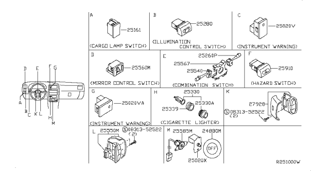 2002 Nissan Frontier Switch Diagram 3