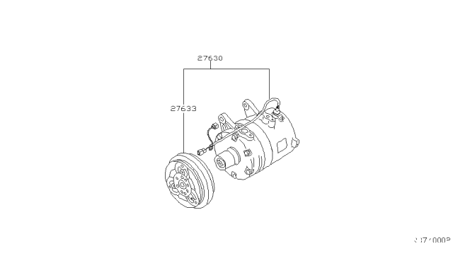 2000 Nissan Frontier Compressor Diagram 1