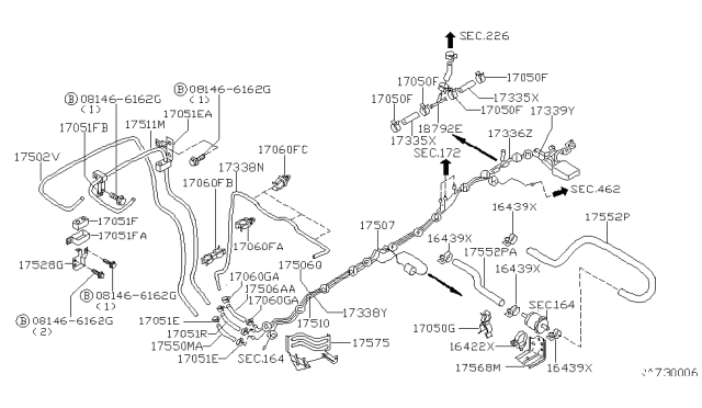 1999 Nissan Frontier Fuel Piping Diagram 4