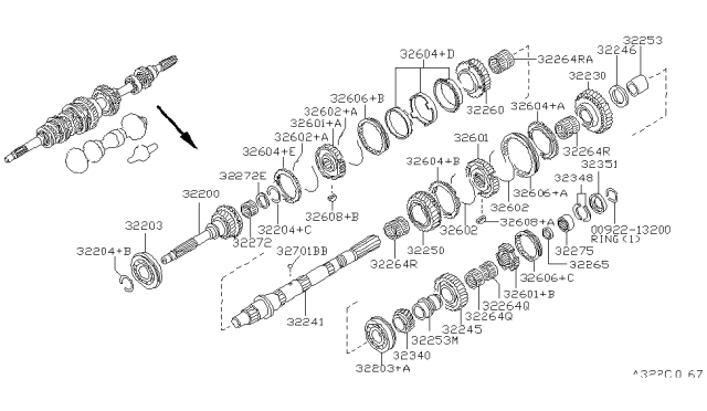 2003 Nissan Frontier Transmission Gear Diagram 7