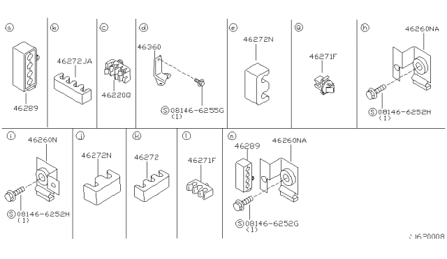 2000 Nissan Frontier Brake Piping & Control Diagram 6