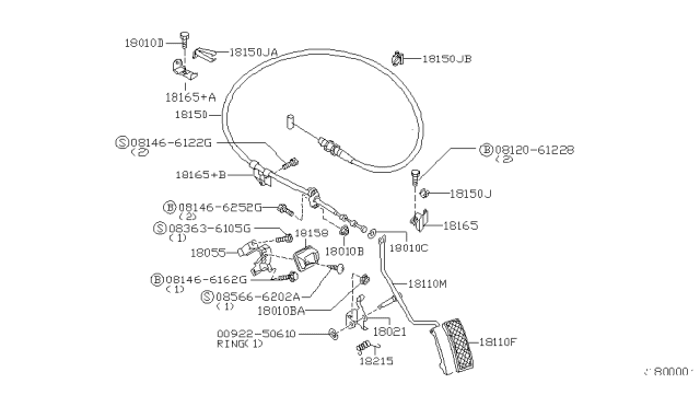 2000 Nissan Frontier Accelerator Linkage Diagram 4