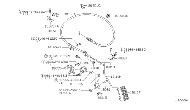 2002 Nissan Frontier Accelerator Linkage Diagram 2