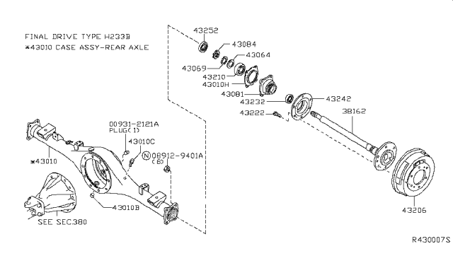 2001 Nissan Frontier Rear Axle Diagram 5