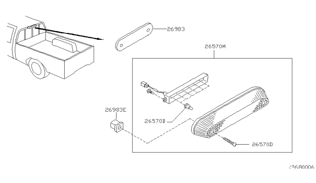 2002 Nissan Frontier High Mounting Stop Lamp Diagram