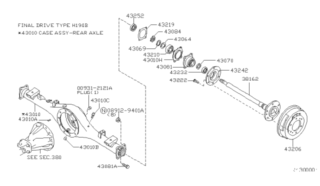 2001 Nissan Frontier Rear Axle Diagram 3