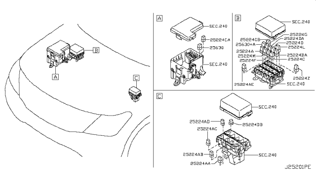 2017 Nissan Armada Relay Diagram 1