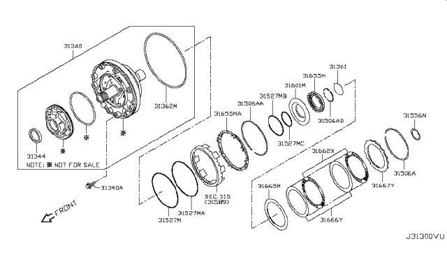 2017 Nissan Armada Engine Oil Pump Diagram