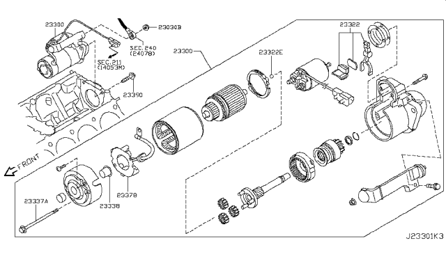 2017 Nissan Armada Starter Motor Diagram