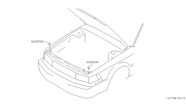 1986 Nissan Maxima Front Panel Fitting Diagram