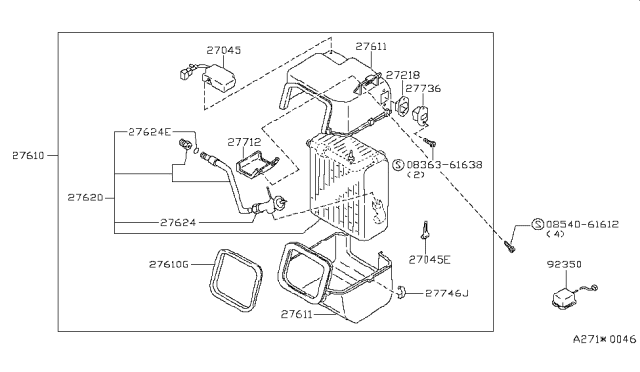 1988 Nissan Maxima Amplifier Diagram for 28524-16E00