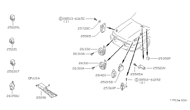 1985 Nissan Maxima Electrical Unit Diagram 1