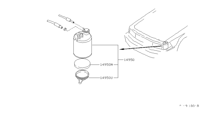 1986 Nissan Maxima Air Pollution Control Diagram