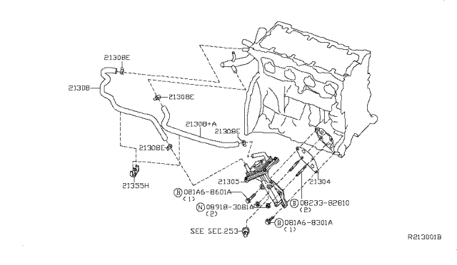 2008 Nissan Altima Hybrid Oil Cooler Diagram