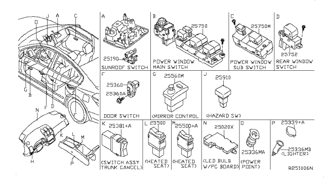 2011 Nissan Altima Switch Diagram 2