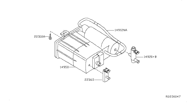 2007 Nissan Altima Engine Control Vacuum Piping Diagram 2