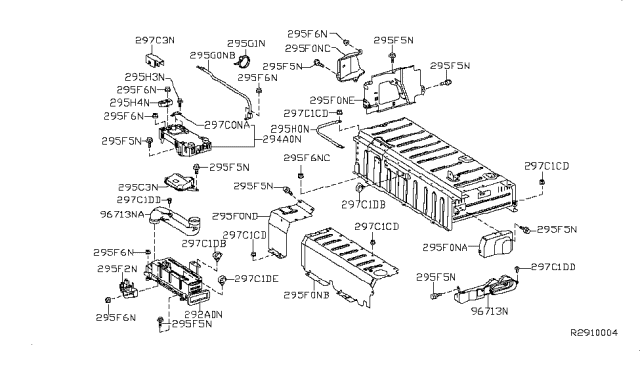 2008 Nissan Altima Sensor-Battery, Voltage Diagram for 295C3-JA80A