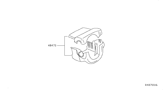 2010 Nissan Altima Steering Column Shell Cover Diagram