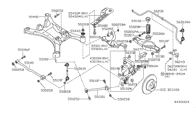 2010 Nissan Altima Rear Suspension Diagram 2