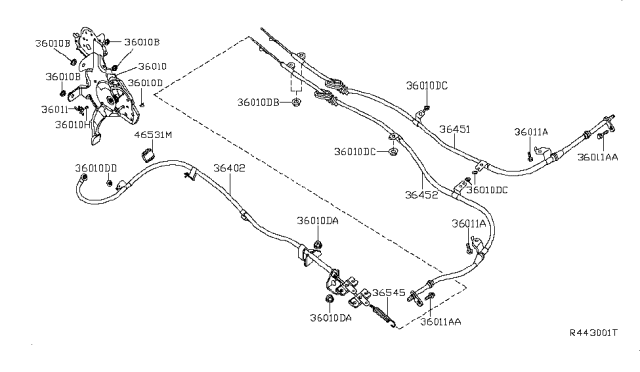 2010 Nissan Altima Parking Brake Control Diagram