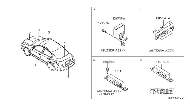 2008 Nissan Altima Electrical Unit Diagram 1