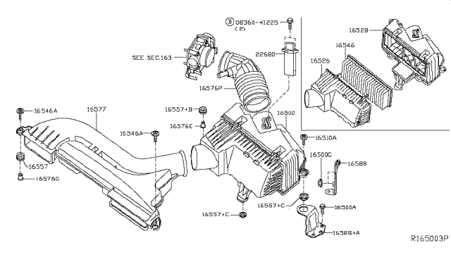 2010 Nissan Altima Air Cleaner Diagram