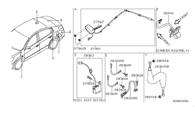 2010 Nissan Altima Audio & Visual Diagram 2