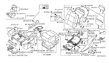 Diagram for 2009 Nissan Frontier Seat Heater Switch - 25500-ZK30D