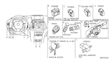 Diagram for 2009 Nissan Quest Wiper Switch - 25260-CB66E