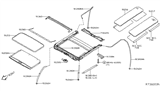 Diagram for 2007 Nissan Quest Sunroof - 91210-5Z010