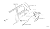 Diagram for Nissan Quest Fuel Door - 78830-5Z030