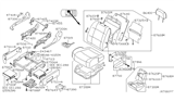 Diagram for 2004 Nissan Quest Seat Cushion - 87300-5Z465