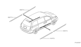 Diagram for 2009 Nissan Quest Door Moldings - 82871-5Z020