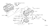 Diagram for 2009 Nissan Quest Oil Pan - 11110-8Y00B