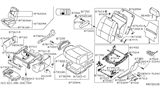 Diagram for 2007 Nissan Quest Armrest - 87700-ZF40E