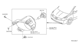 Diagram for 2006 Nissan Altima Fog Light Bulb - 26296-5Z000