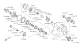 Diagram for 2007 Nissan Quest Pinion Bearing - 31408-89X00