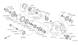 Diagram for Nissan Quest Pinion Bearing - 31408-89X00