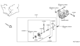 Diagram for 2006 Nissan Maxima A/C Idler Pulley - 11947-31U05