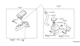 Diagram for 2010 Nissan Quest Brake Master Cylinder - 46010-CK100