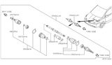 Diagram for 2006 Nissan Quest Axle Shaft - 39101-CK005