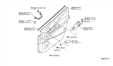 Diagram for 2005 Nissan Quest Weather Strip - 80834-5Z000