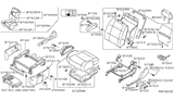 Diagram for 2006 Nissan Quest Seat Cover - 87456-ZF00B