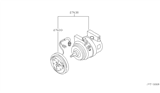 Diagram for 2010 Nissan Quest A/C Clutch - 92660-5Z01A