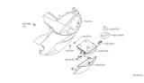 Diagram for 2005 Nissan Quest Cup Holder - 68431-5Z100